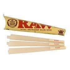 RAW BLACK - 3pk Cones - King Size