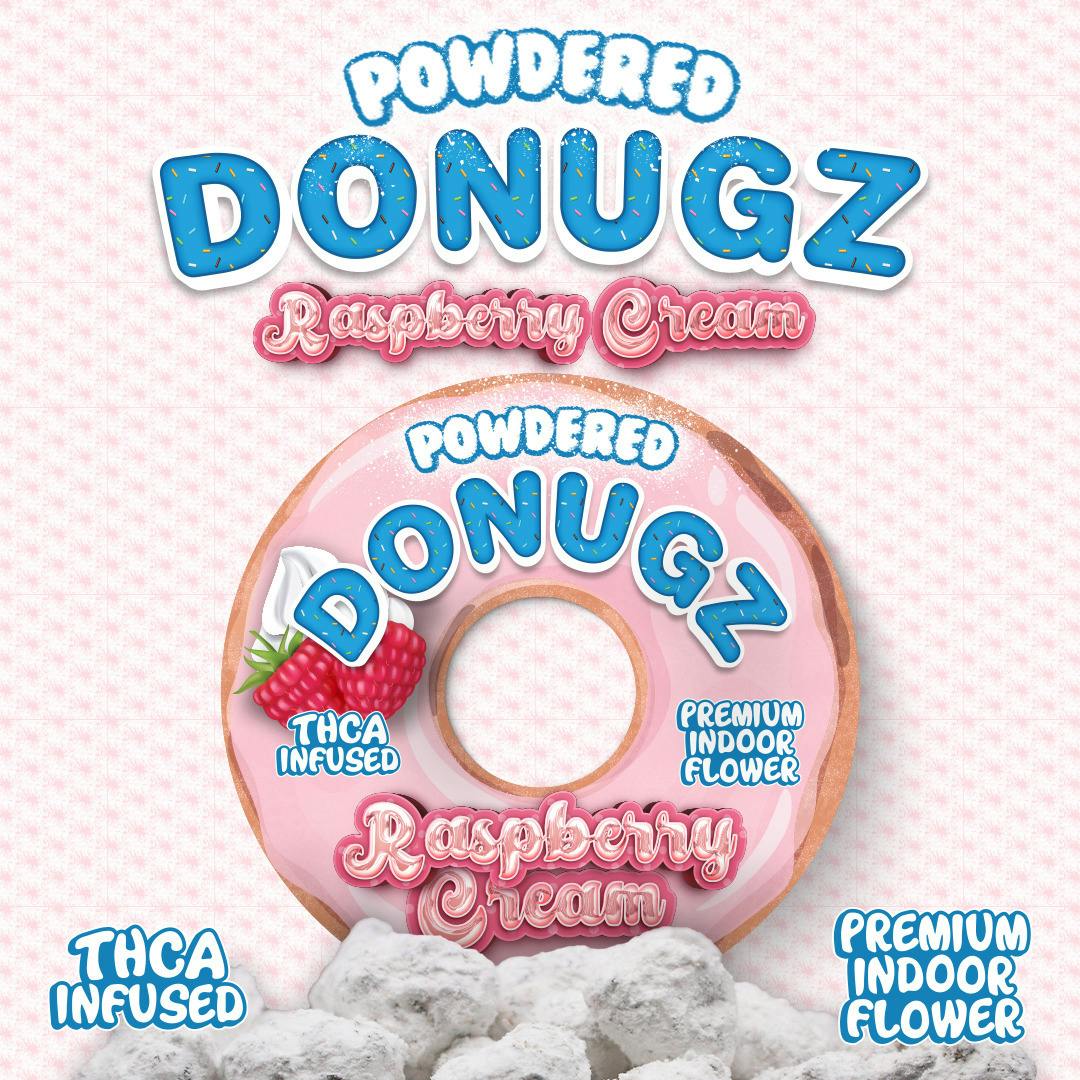 Powdered Donugz - 3.5g Infused Prepack - Raspberry Cream