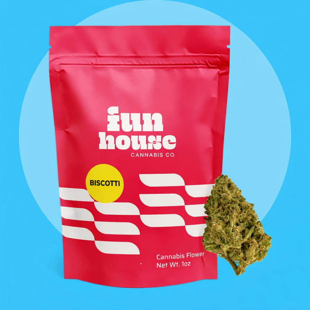 Fun House Cannabis - 28g Prepack - Biscotti cannabis product
