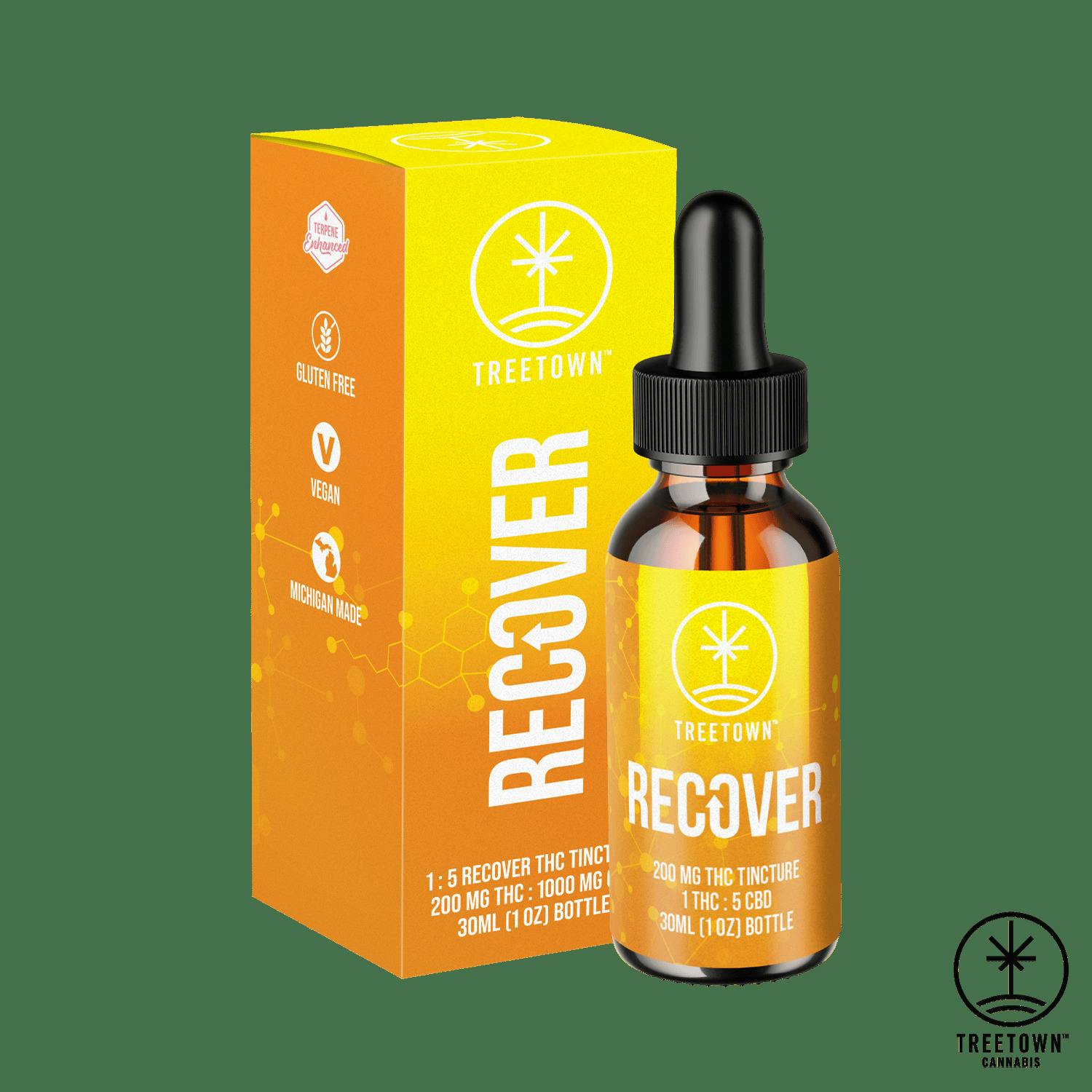 Treetown - 200mg THC : 1000mg CBD - Recover Tincture