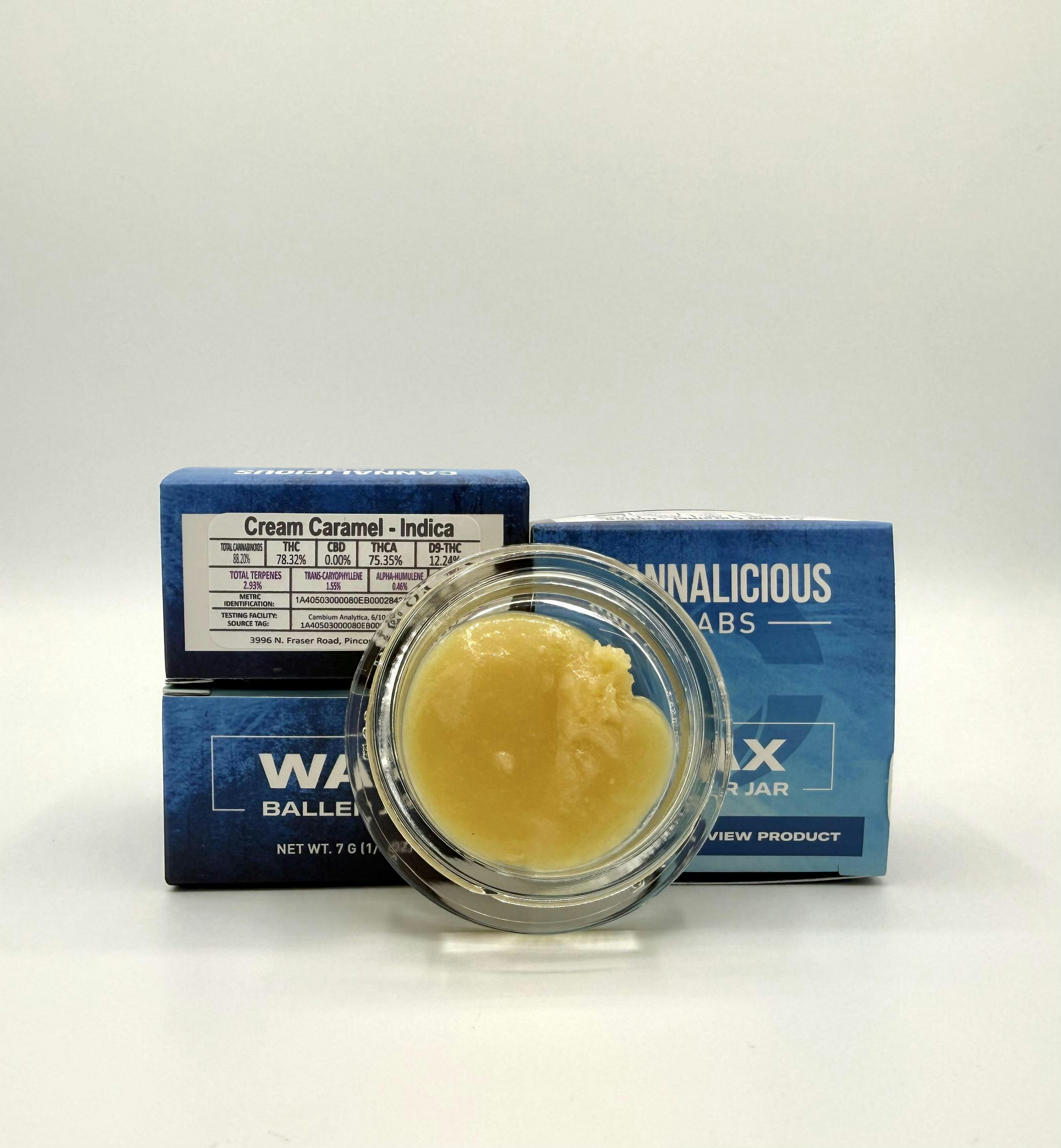 Cannalicious - 7g Baller Jar - Cream Caramel