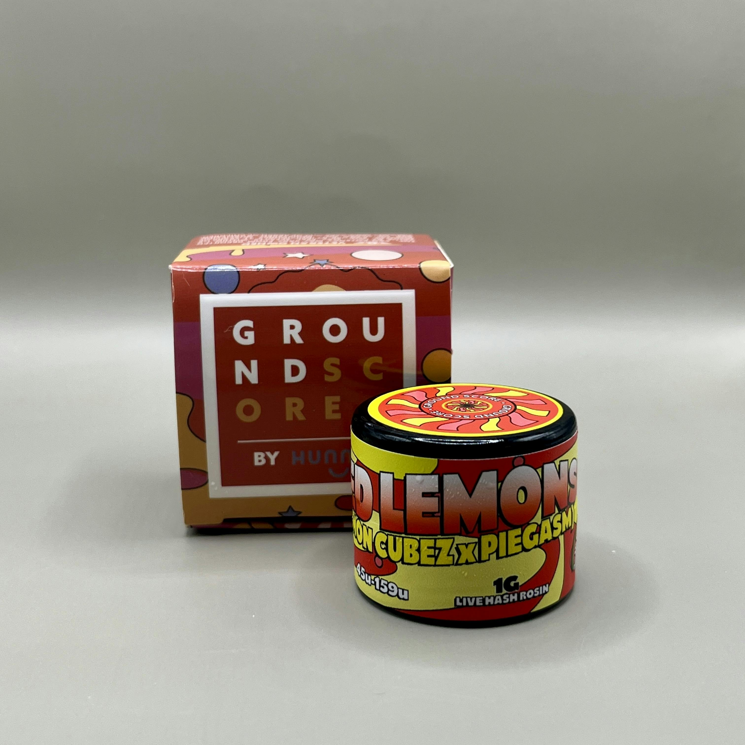 Hunna - 1g Live Hash Rosin Ground Score - Red Lemons