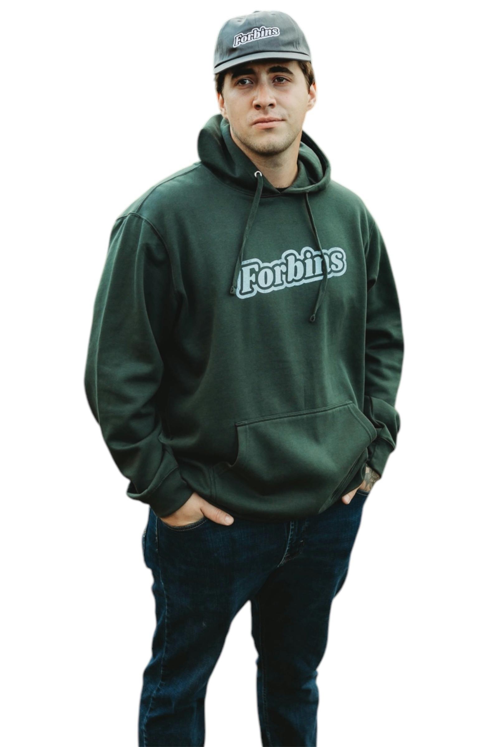 Forbins Lightweight Green Hoodie-2XL