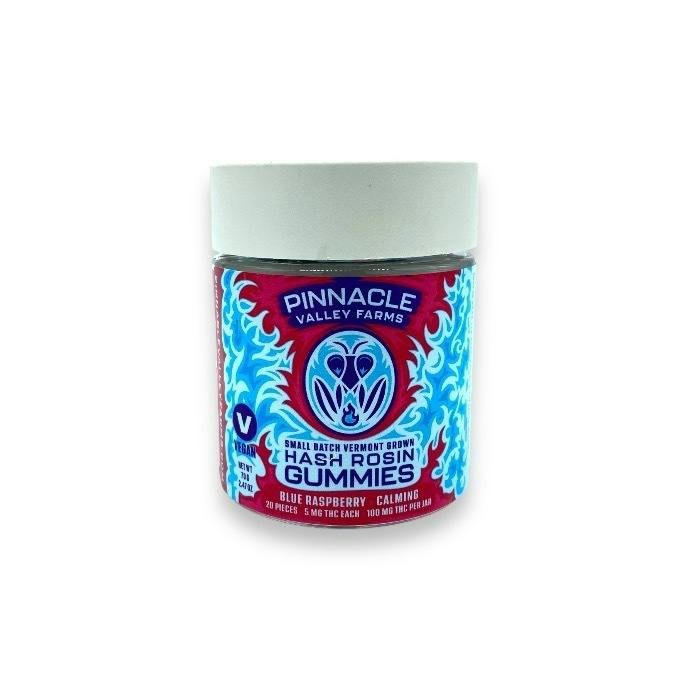 Blue Raspberry 100mg Hash Rosin Gummies