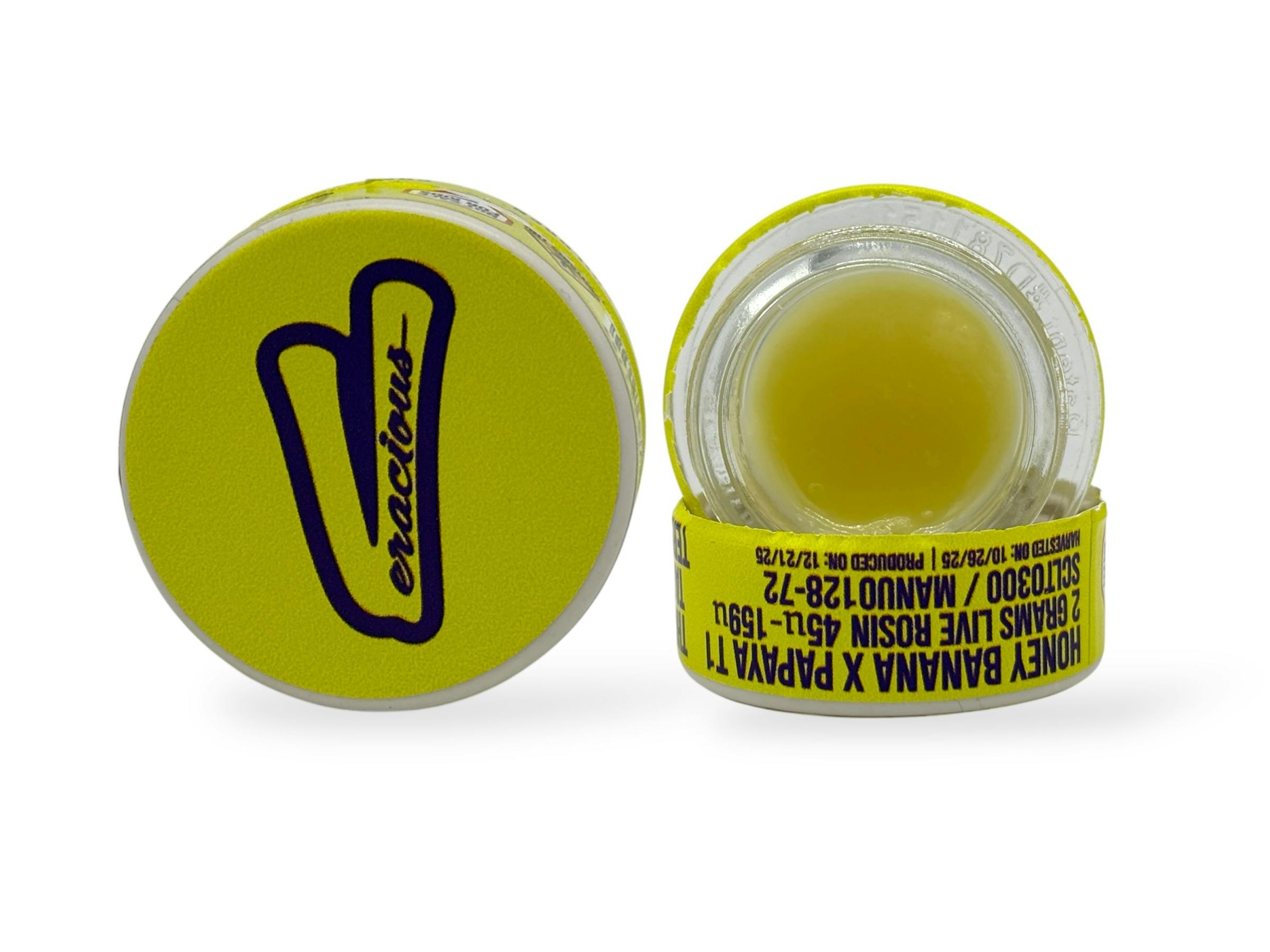Honey Banana x Papaya Hash Rosin Bucket