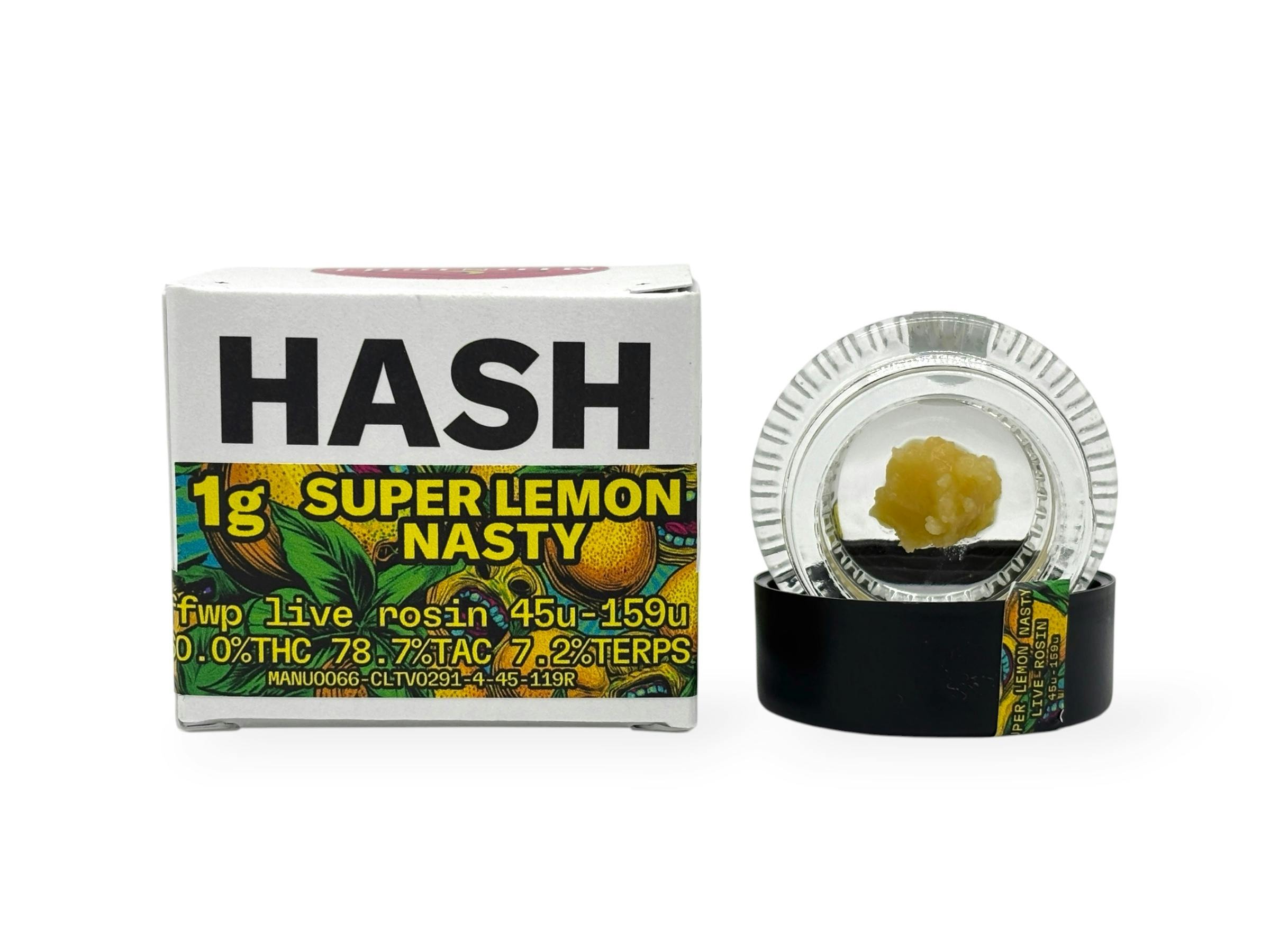 Midnight Farm - Super Lemon Nasty - 1g Hash Rosin at Forbins Reserve + ForbinsFinest Cultivation