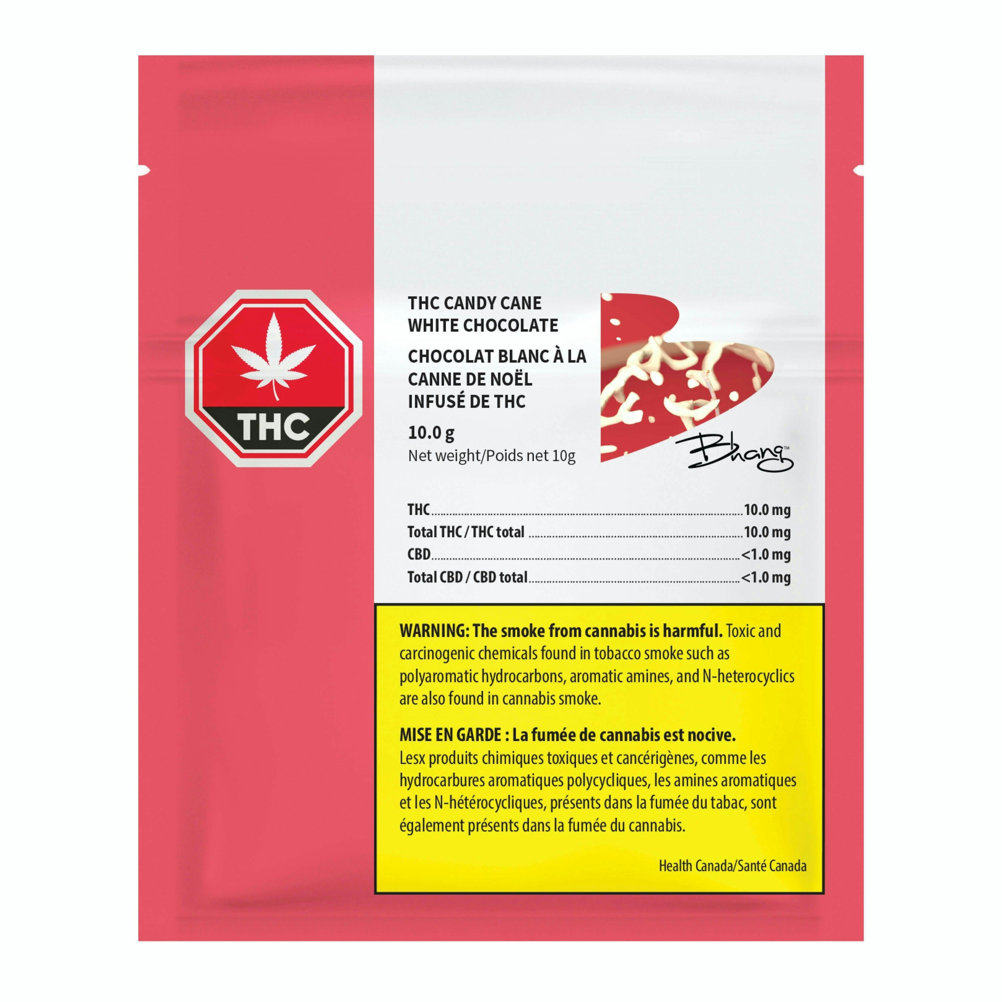 BHANG - THC Candy Cane White Chocolate