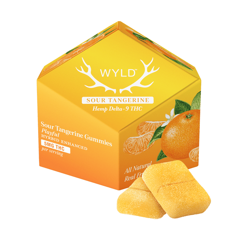 Wyld| Hybrid THC Gummies | Sour Tangerine
