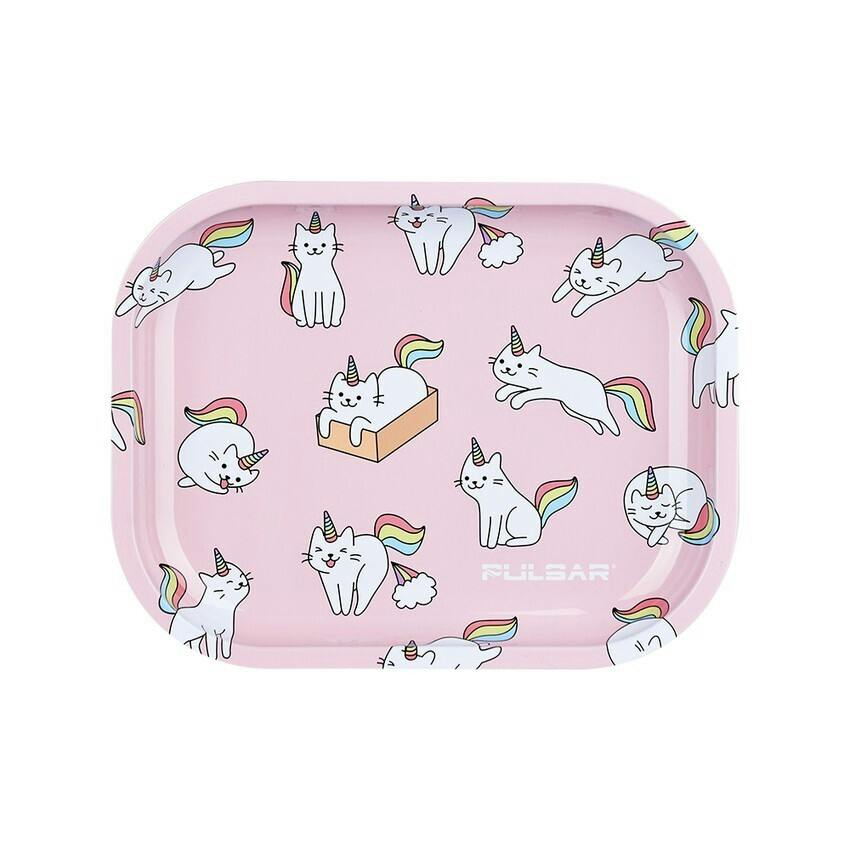 Pulsar | Mini Metal Rolling Tray | Cat-icorns