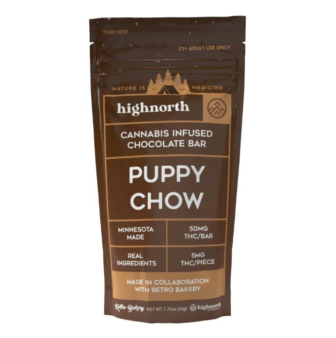 Retro Bakery | Puppy Chow 50mg THC Chocolate Bar
