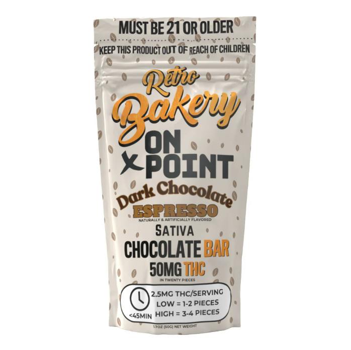 Retro Bakery | Dark Chocolate Espresso Bar 50mg THC