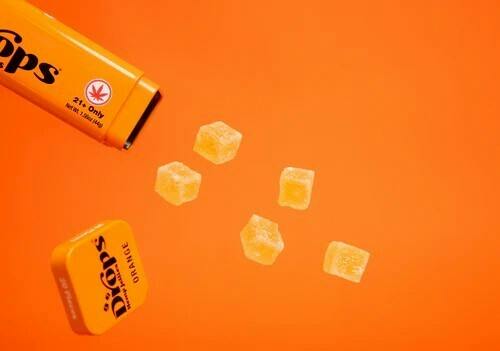 Drops | "Beethoven" 50mg Live Rosin Gummies (10-pack) | Orange
