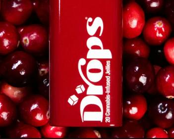 Drops | "Focused" Live Rosin Gummies (20-pack) | Cranberry