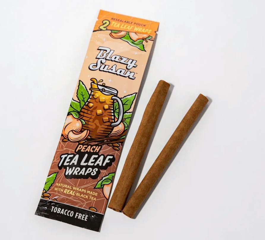 Blazy Susan | Peach Tea Leaf Wraps (2pk)