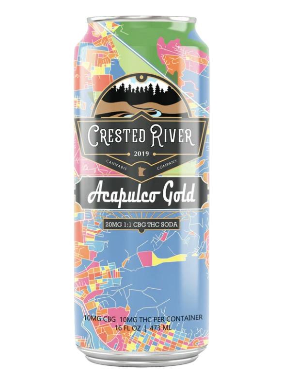 Crested River | Acapulco Gold Soda | 10mg THC:CBG