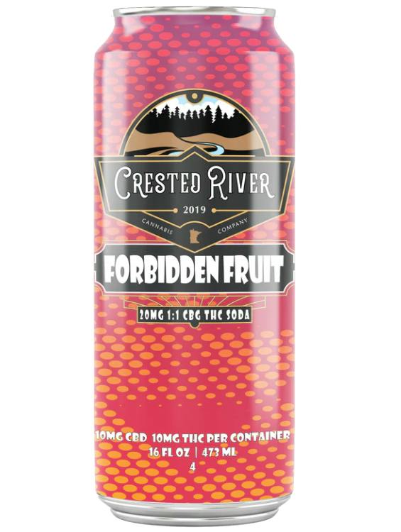 Crested River | Forbidden Fruit Soda | 10mg THC:CBD