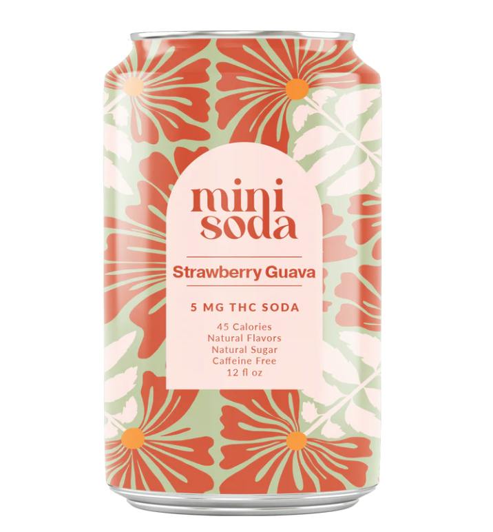 Mini Soda | Strawberry Guava Soda | 5mg THC