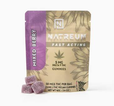 Natreum | Fast Acting 5mg THC Gummies | Mixed Berry