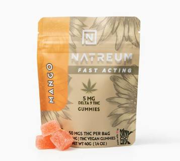 Natreum | Fast Acting 5mg THC Gummies | Mango