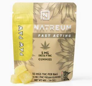 Natreum | Fast Acting 5mg THC Gummies | Paw Paw