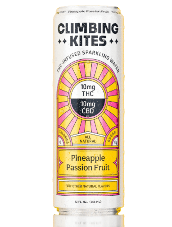 Climbing Kites | Pineapple Passionfruit Sparking Water | 10mg THC:CBD