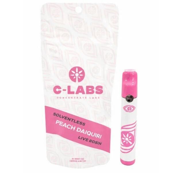 C-Labs | .5g Live Rosin Vape | Peach Daiquiri