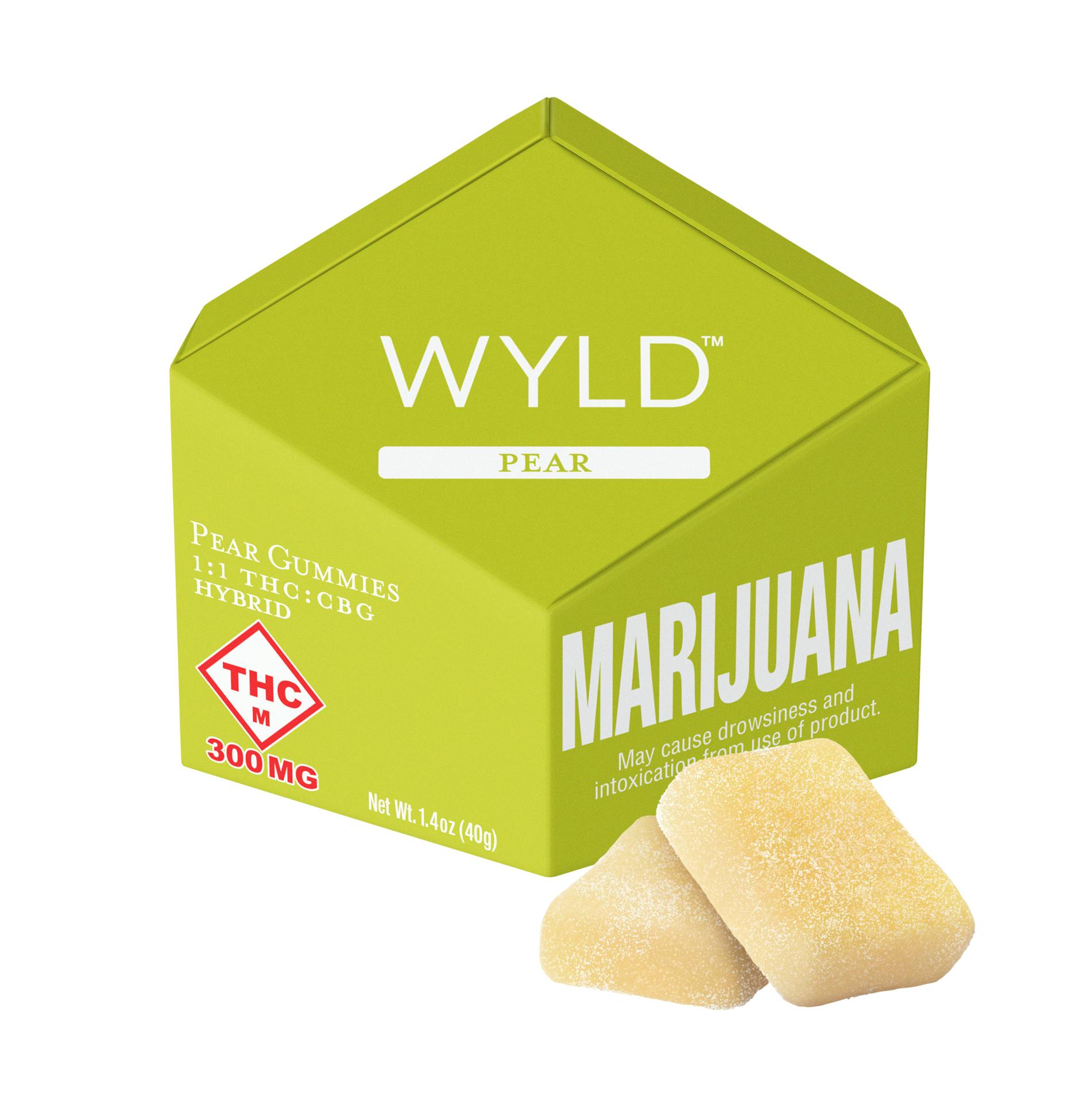 Pear 1:1 THC:CBG Gummies (300mg)