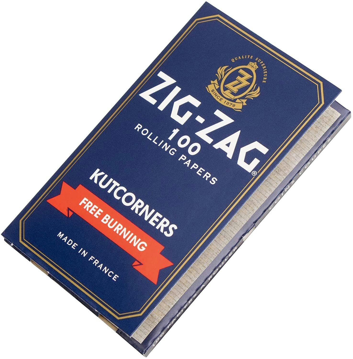 Zig Zag - Kutcorners - Free Burning - 100 Papers