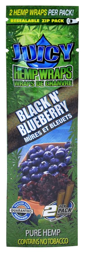 Juicy Hemp Wraps - Black N' Blueberry