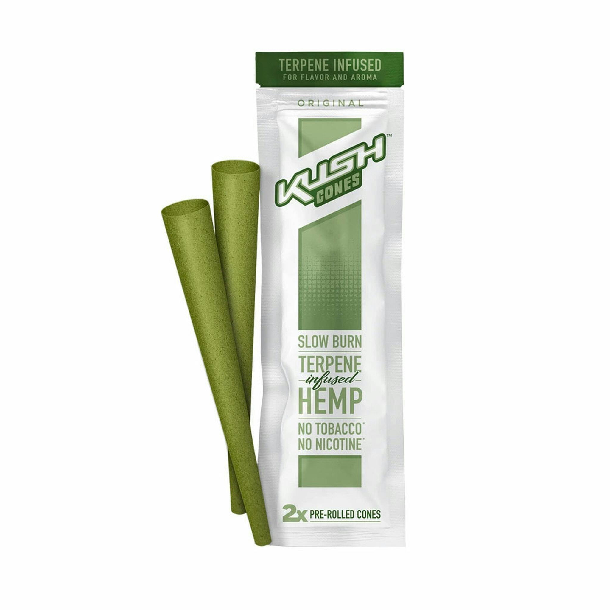 Kush Cones - Original Terpenes Infused Hemp Cones - 2 pack