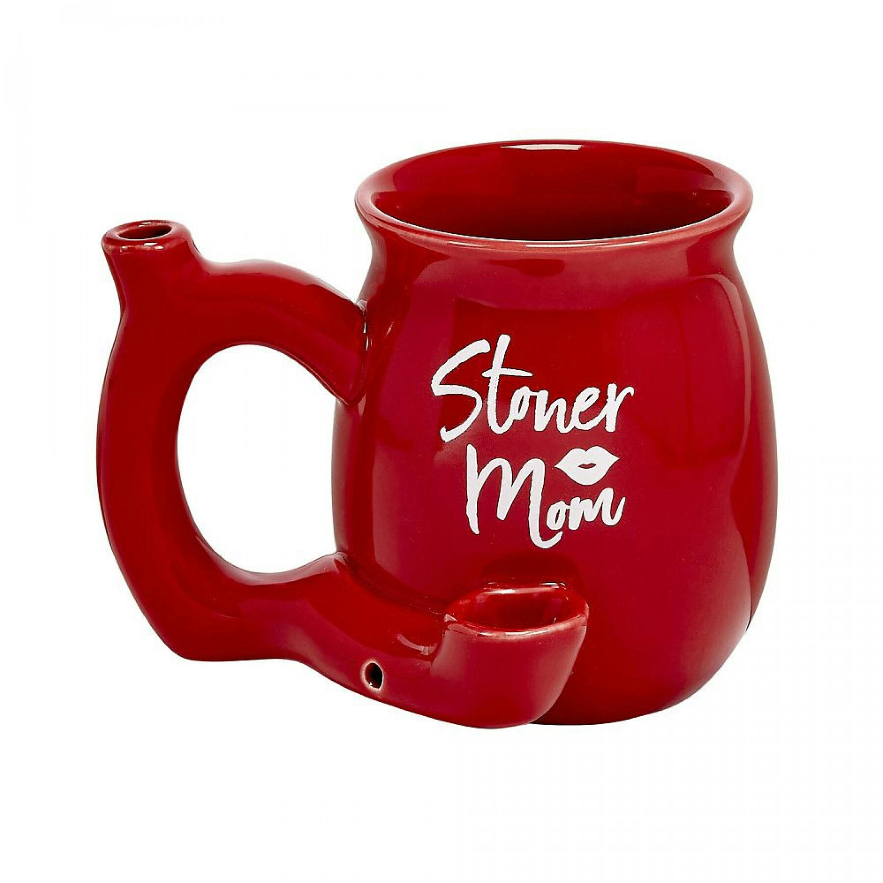 Stoner Mom Mug Pipe - Red