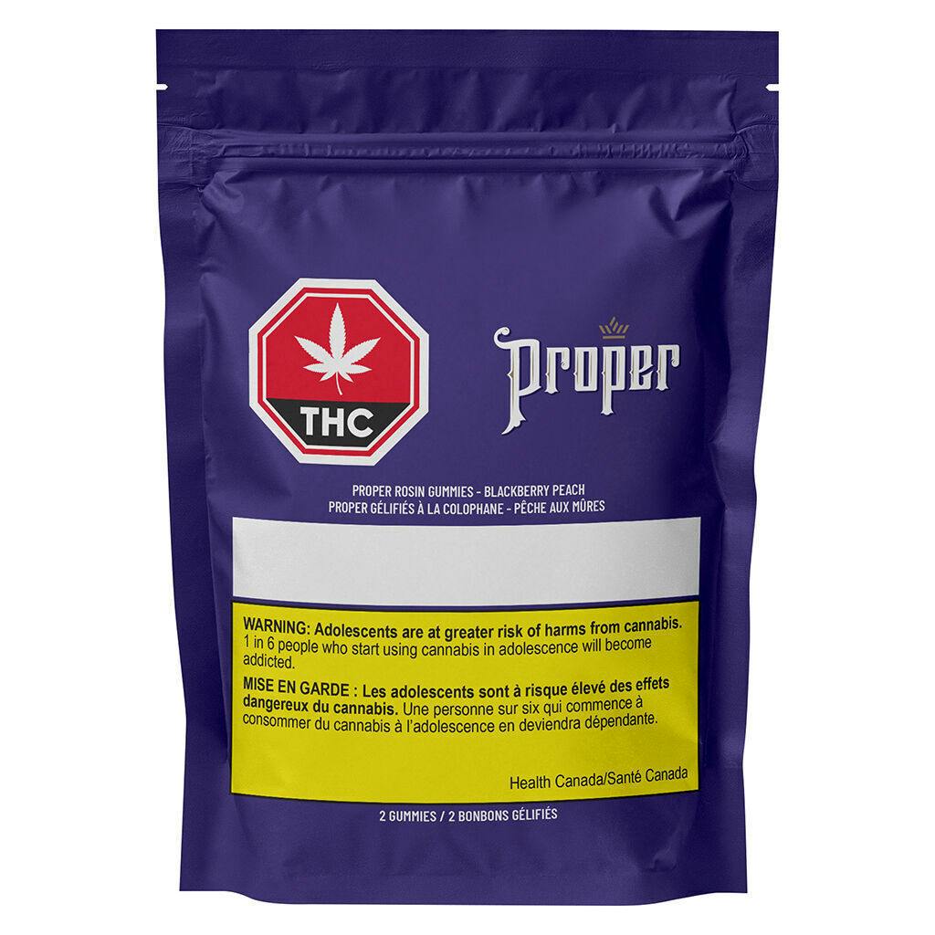 The Proper Cannabis Company - Blackberry Peach Hash Rosin Soft Chews - 2 Pack
