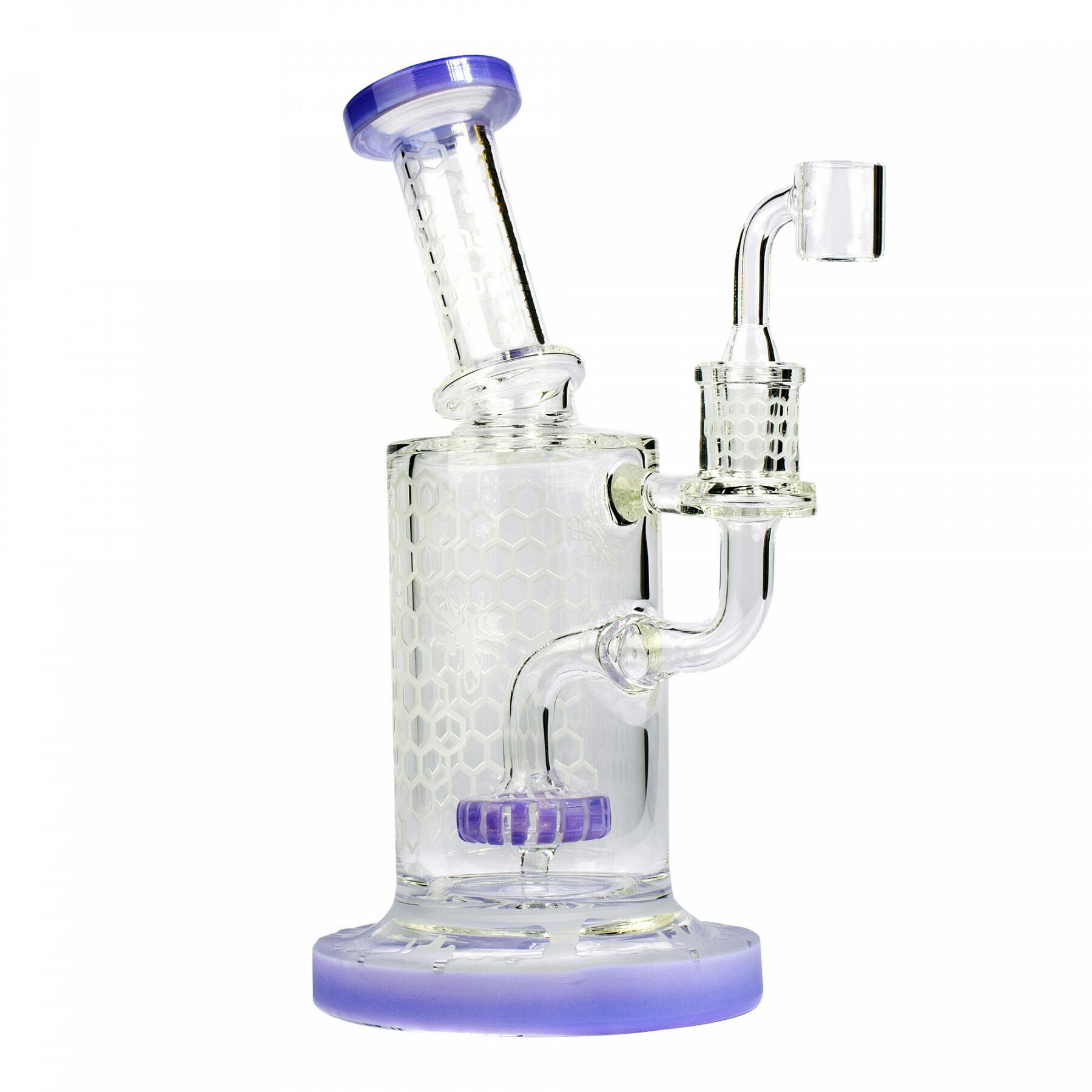 Gear Premium 8.5" Swarm Concentrate Bubbler - Purple Slyme