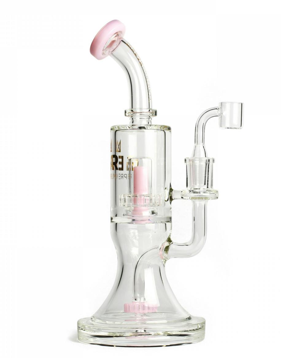 Gear Premium 8" Tall Pink Slyme Etherial Dual Chamber Concentrate Bubbler