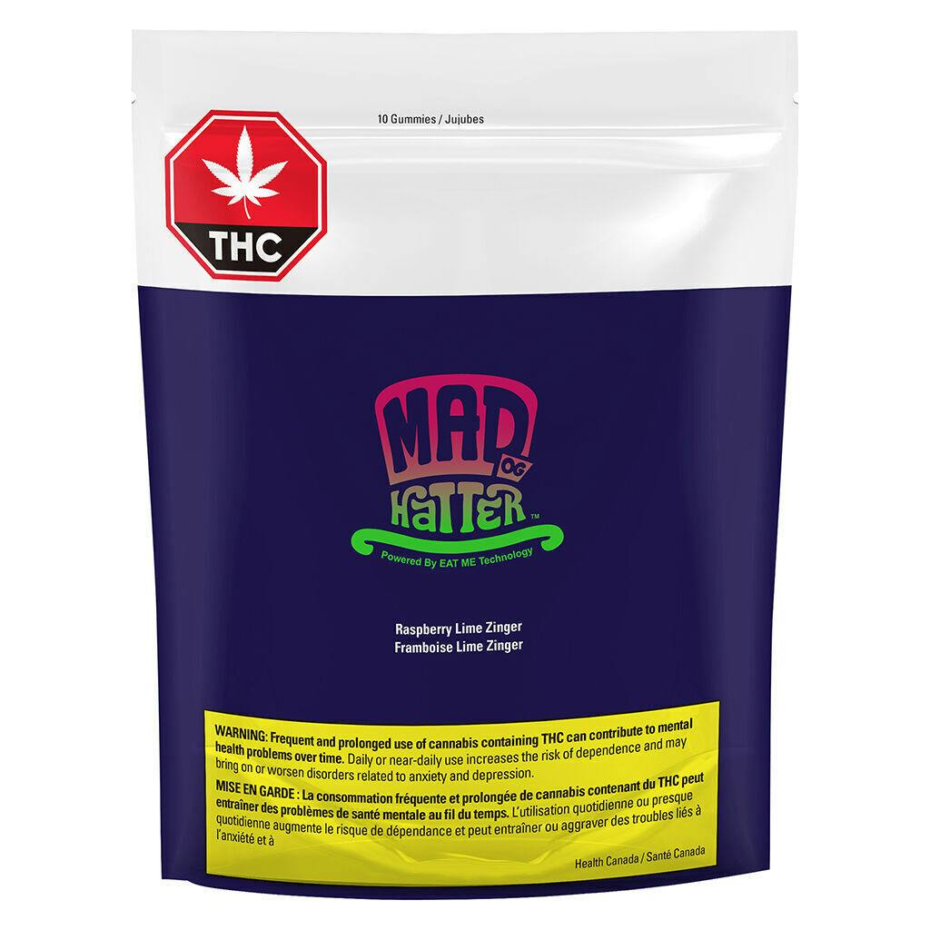 Mad Hatter OG - Raspberry Lime Zinger Soft Chews - Blend - 10 pack