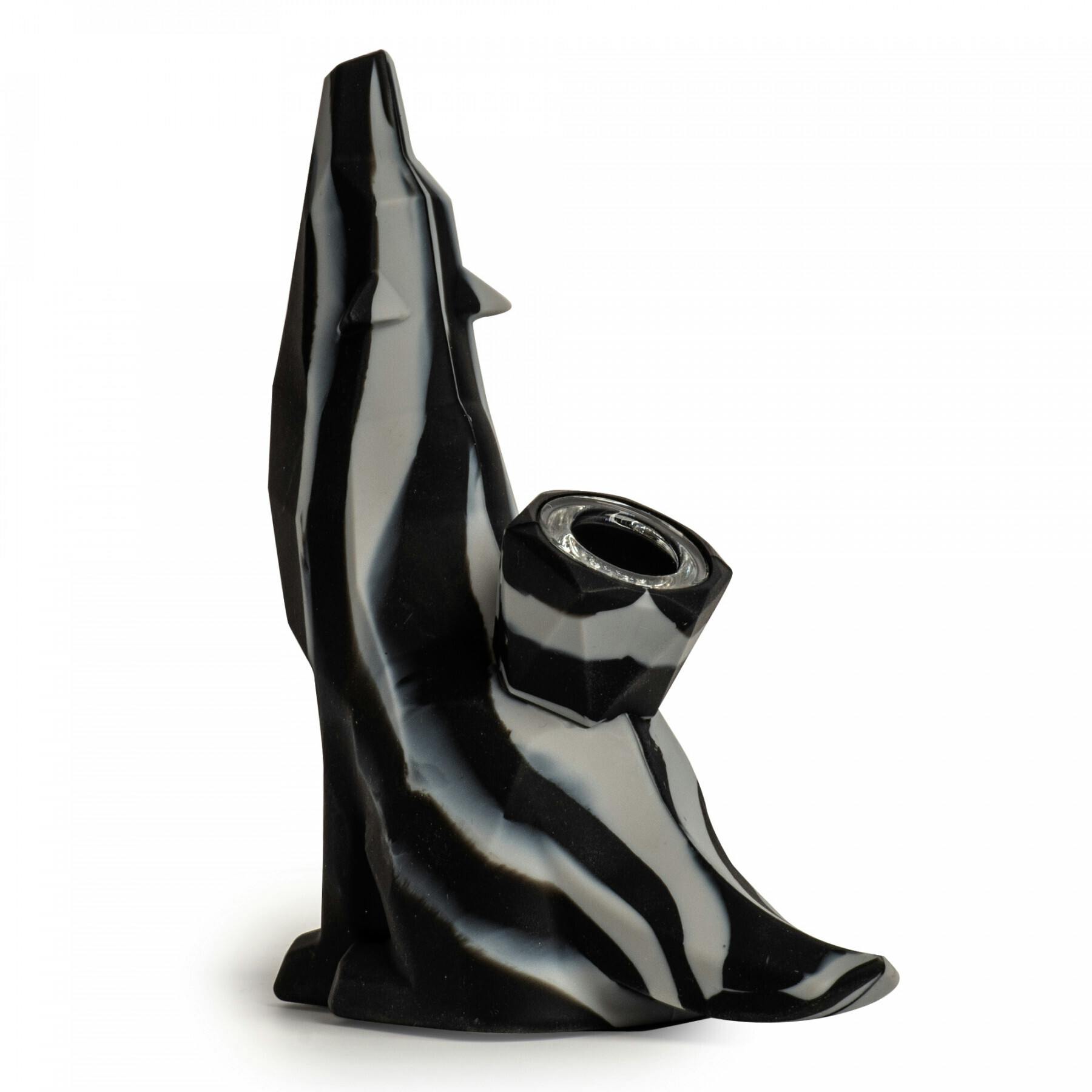 Grey & Black Wolf Bubbler