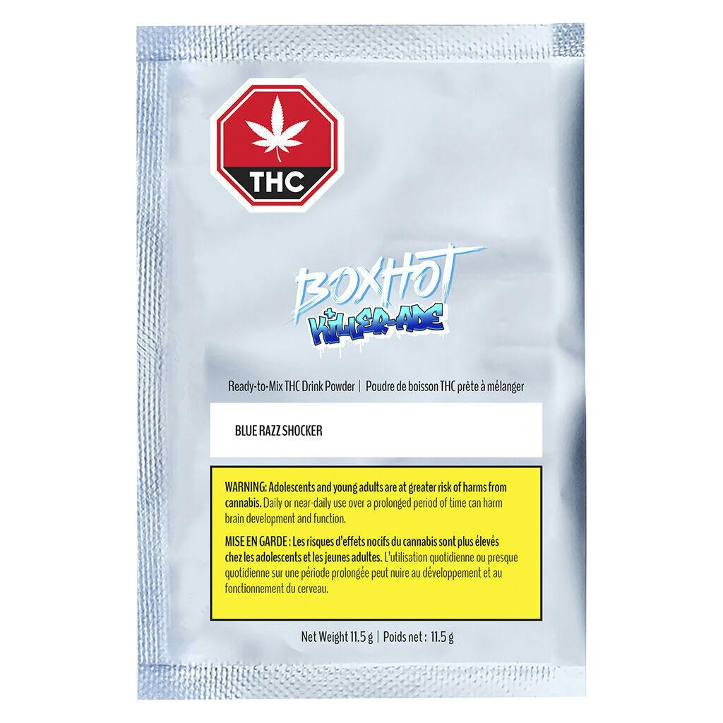 BOXHOT Killer-Ade - Blue Razz Shocker Beverage Powder - Blend - 1 Pack