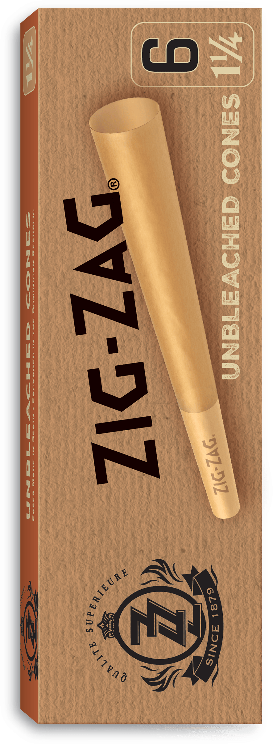 Zig Zag - Unbleached Cones