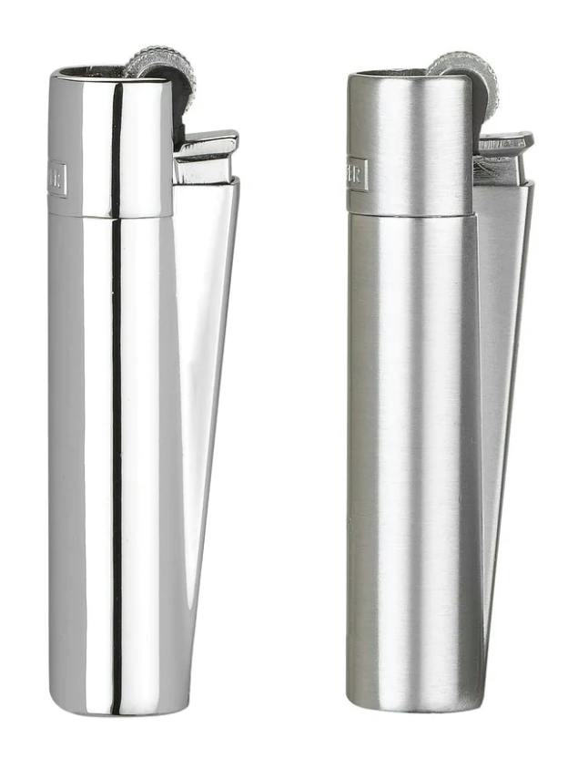 Clipper Lighters - Silver - Metal