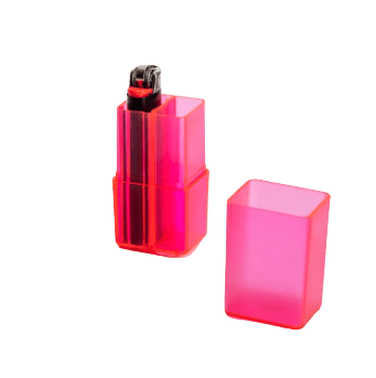 HauteBox Hot Pink Joint and Lighter Holder