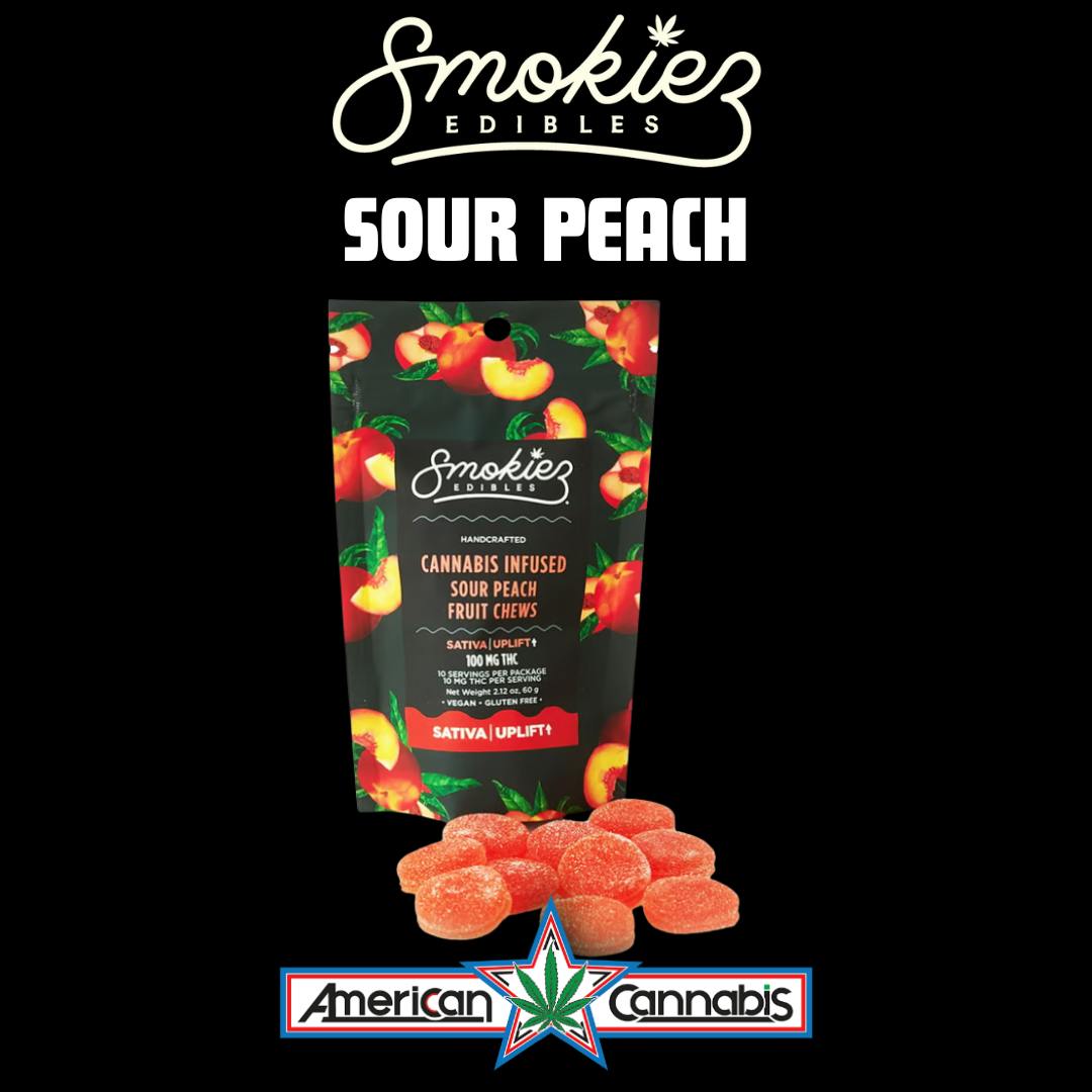 [Edible] Smokiez Edibles Sour Peach 100mg [Sativa]