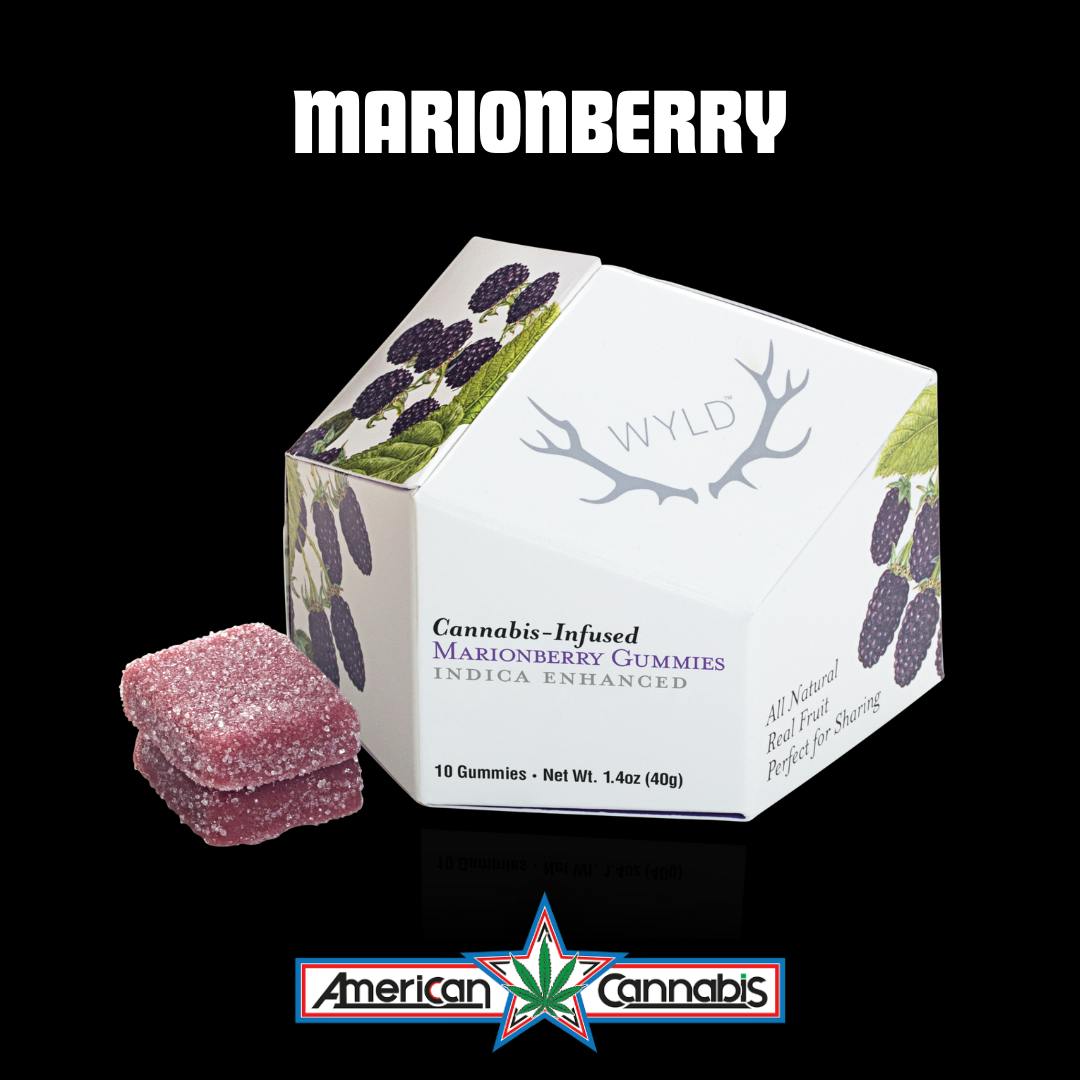 [Edible] WYLD Marionberry 100mg THC [Indica]