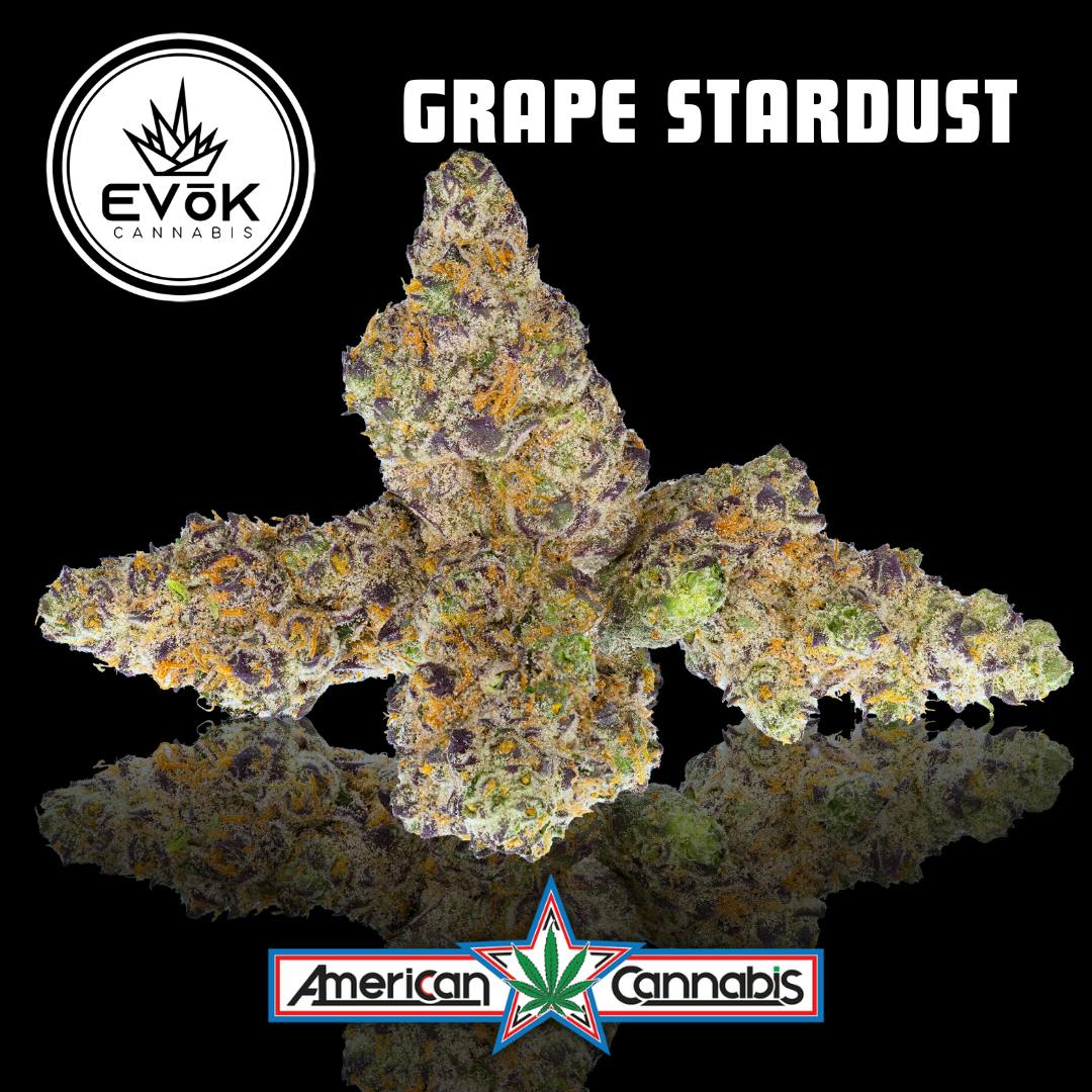 [Flower] EVoK Grape Stardust 3.5g [Indica]