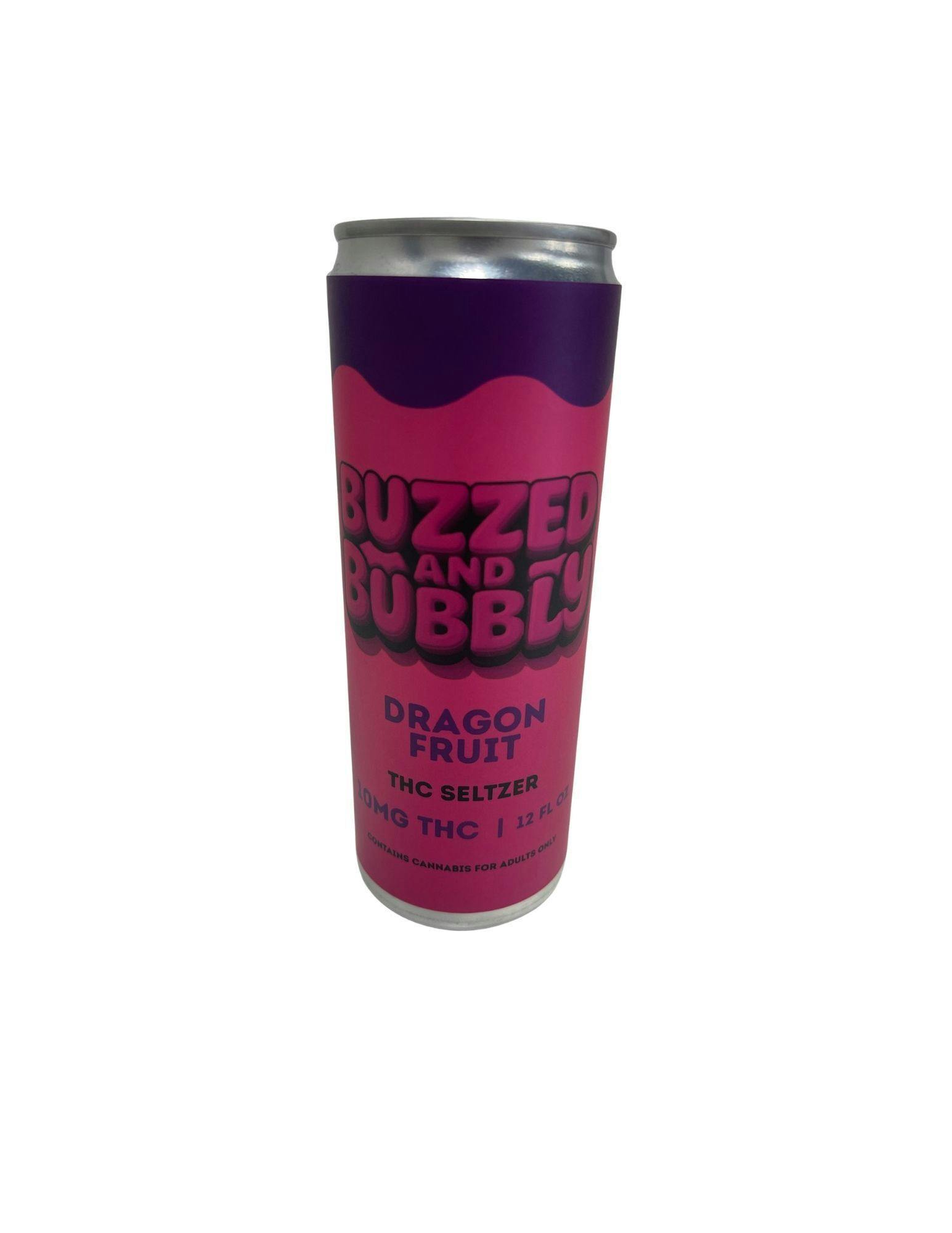 Coastal Remedies - Buzzed and Bubbly Dragon Fruit 12oz Seltzer 10mg THC at Mainely Sticky Buds LLC