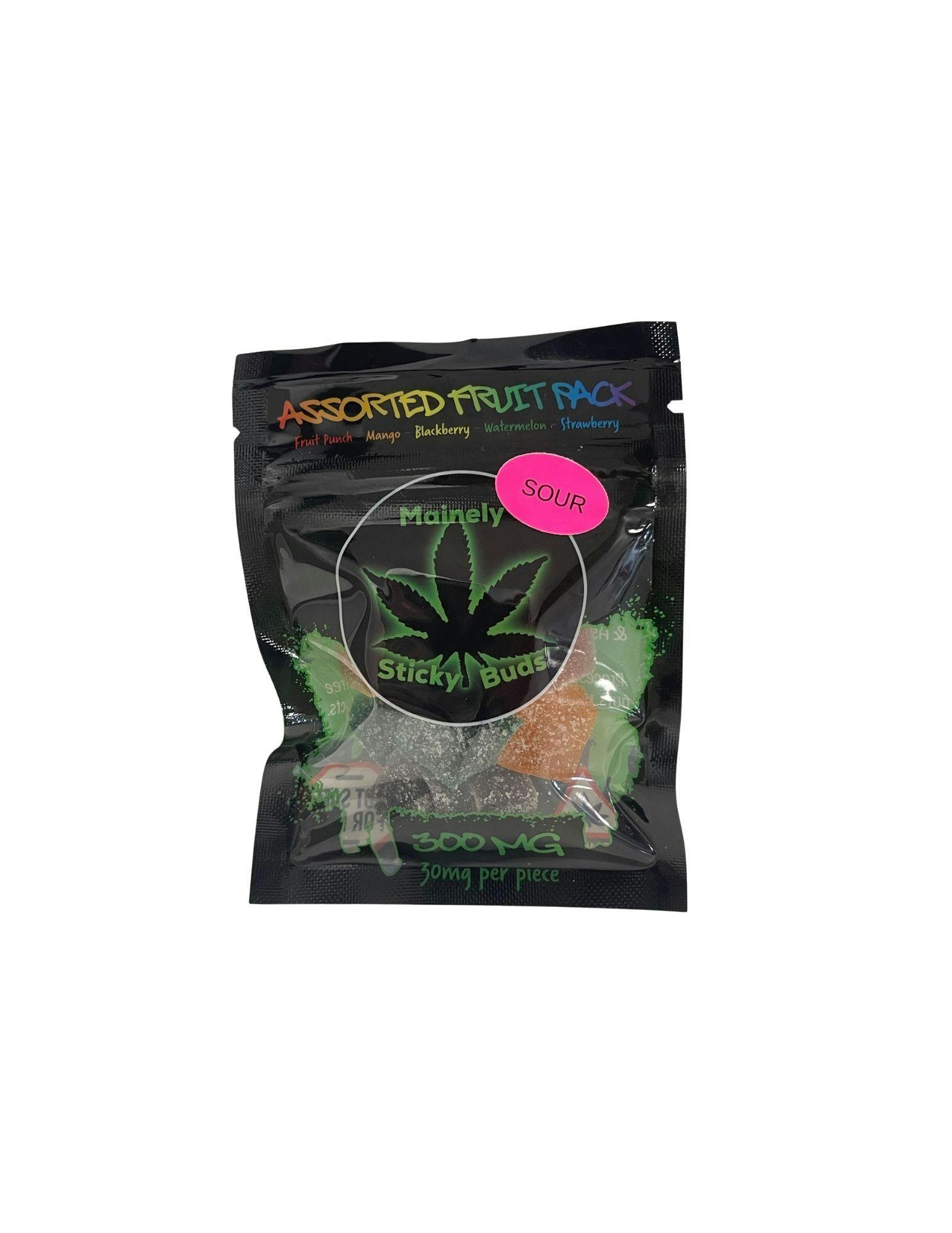 MSB SOUR Assorted Fruit Pack 300MG - 10 pack of 30MG