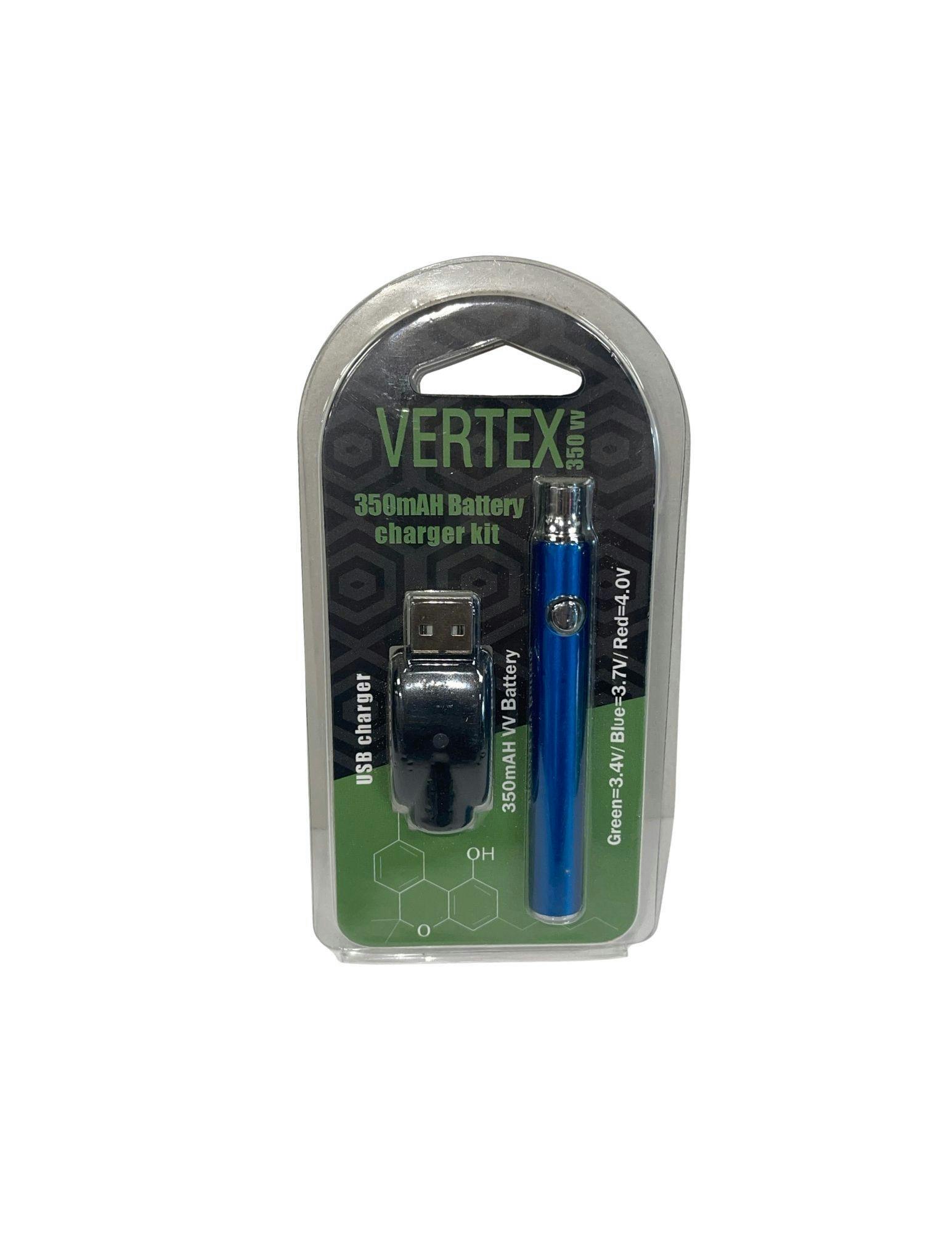 VERTEX 350vv Vape Pen with USB Charger - Various Colors at Mainely Sticky Buds LLC