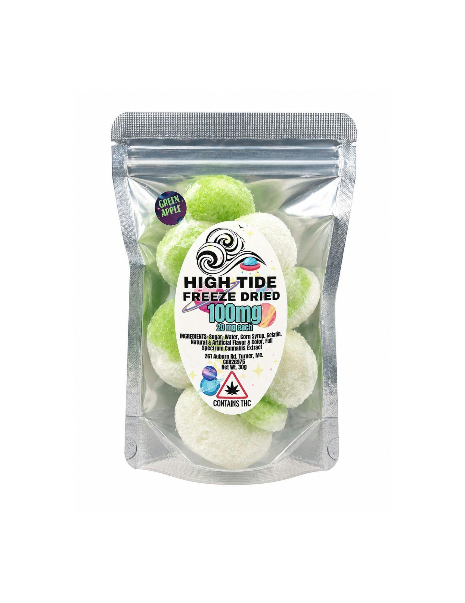 Freeze Dried 100mg - Green Apple