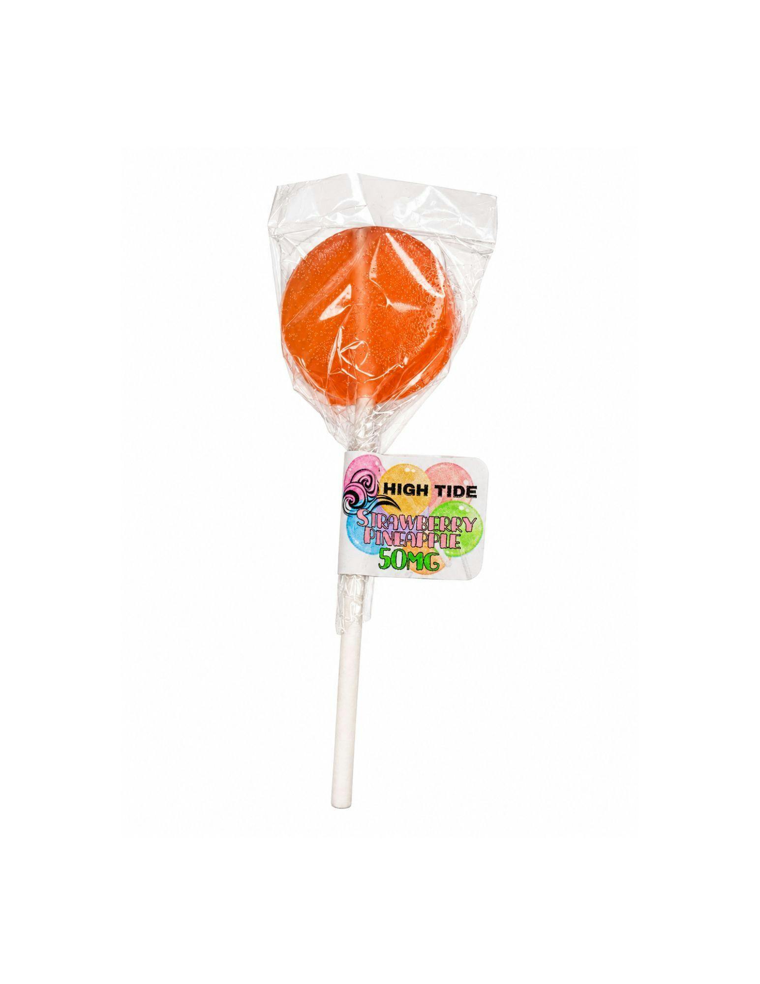 High Tide Lollipop 50mg - Strawberry Pineapple
