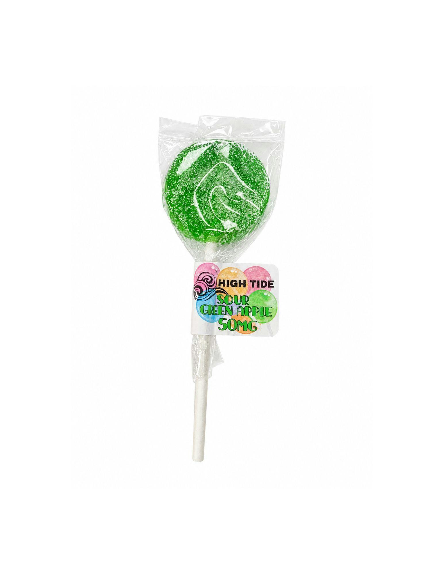 High Tide Lollipop 50mg - Sour Green Apple