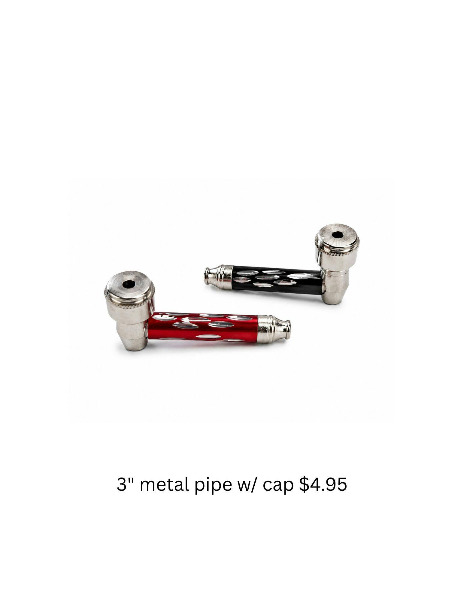 3" Metal Pipe w/ Cap